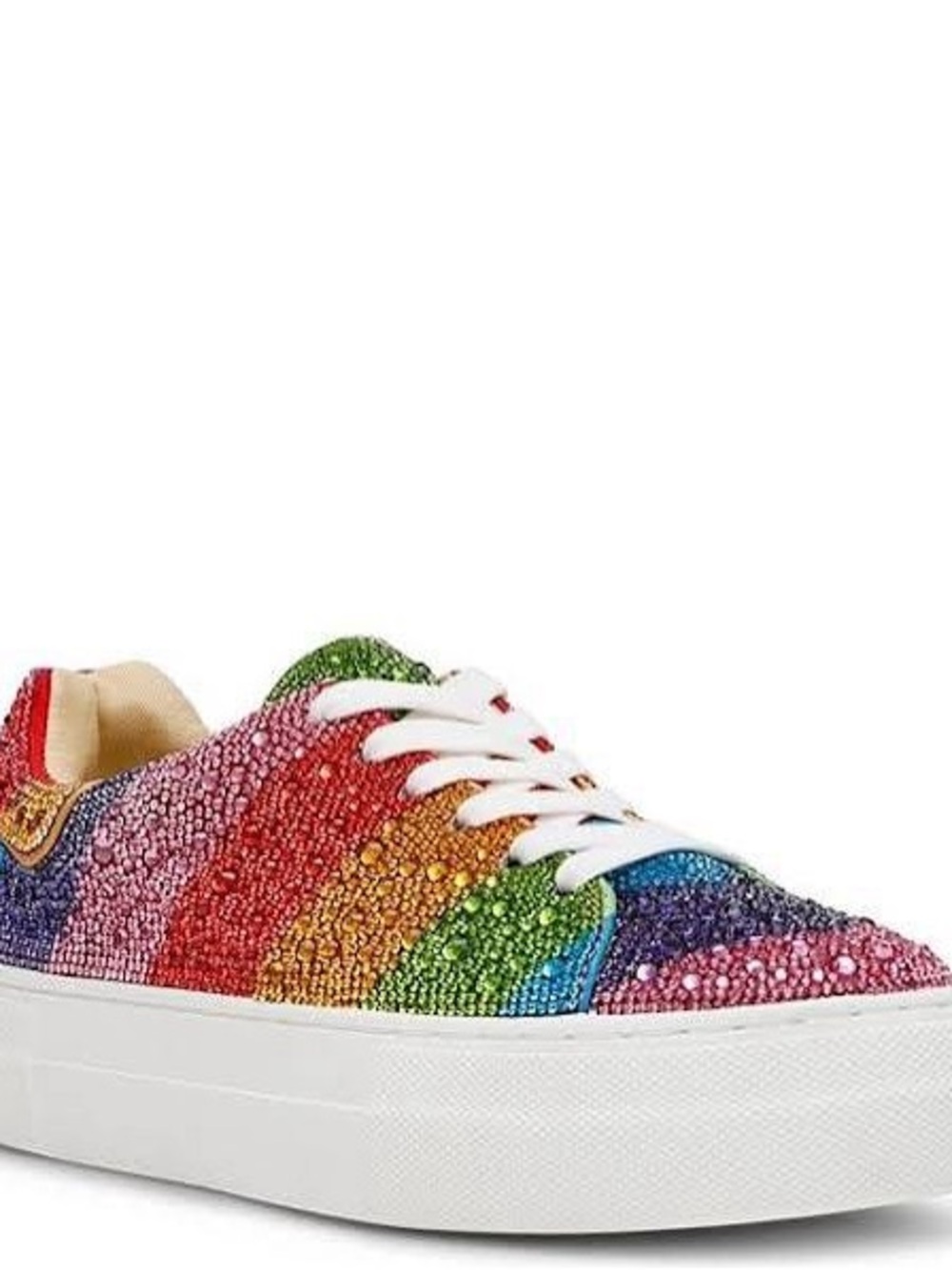 Betsey Johnson Sidny Rainbow Sneaker Size 6 - Picture 2 of 12
